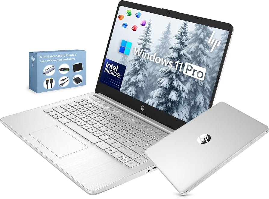 14-Inch Slim Ultrabook Laptop — Fast, Light, All-Day Battery
